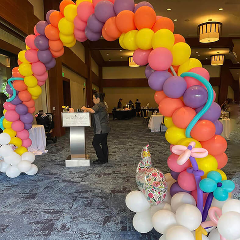 10x8 Ft Aluminum Balloon Arch Frame Wedding Arch Stand-ubackdrop