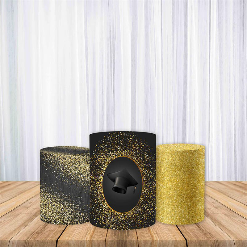 Personalized Graduation Fabric Pedestal Cover-ubackdrop