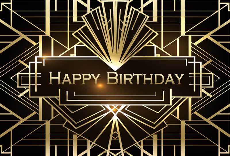 Roaring 20S Birthday Party Backdrop Great Gatsby Theme-ubackdrop