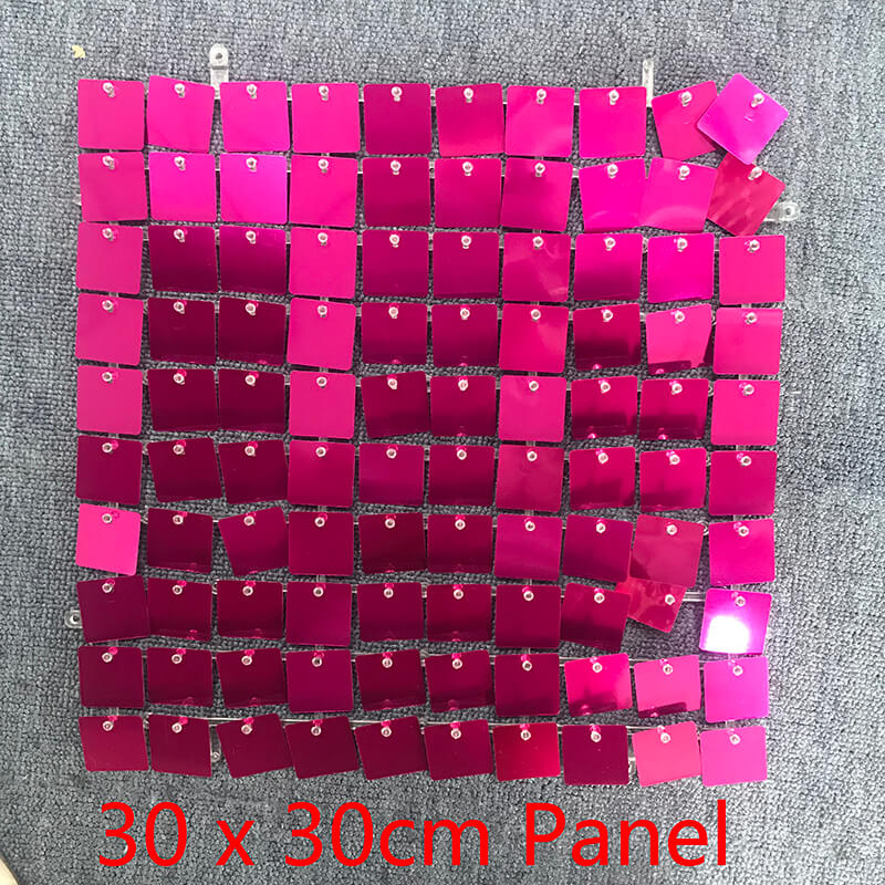 Rosered Shimmer Wall Panels – Easy Setup Wedding/Event/Theme Party Decorations-ubackdrop
