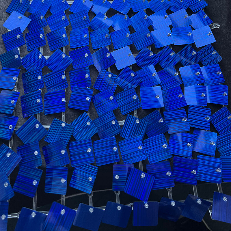 Royal Blue Shimmer Wall Panels – Easy Setup Birthday/Event/Theme Party Decorations-ubackdrop