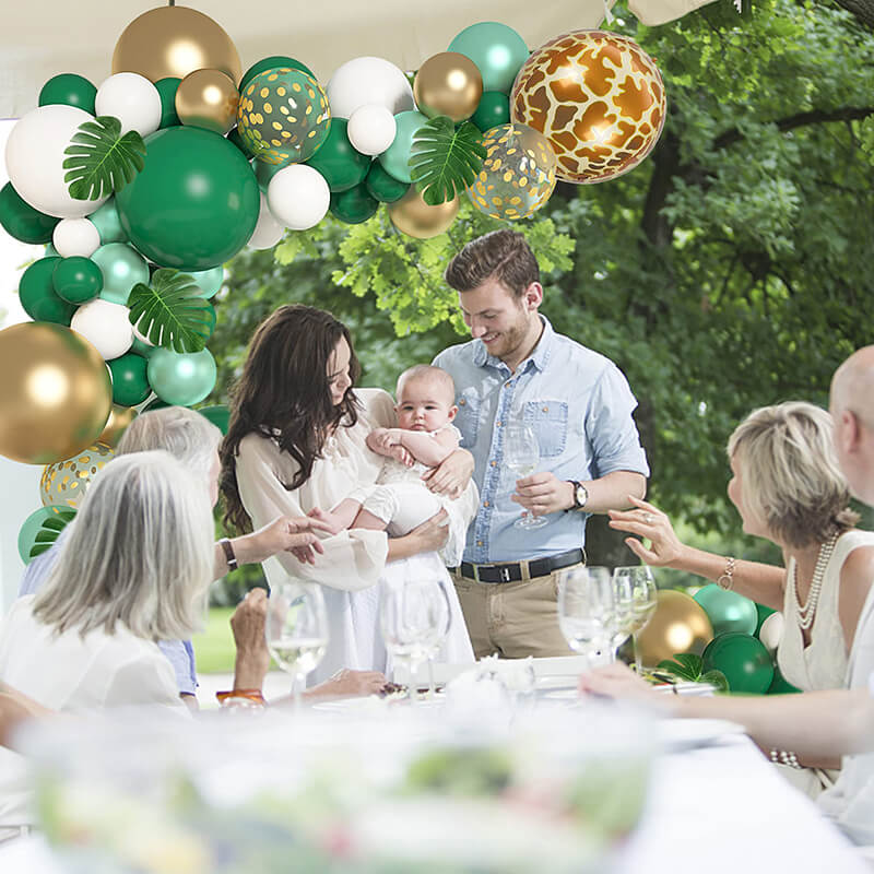 Safari Wild Birthday Balloon Garland Arch Kit-ubackdrop