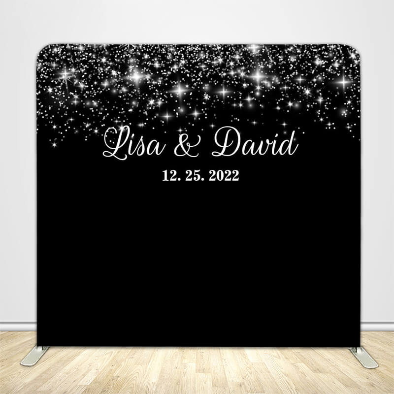 Simple Wedding Tension Fabric Backdrop-ubackdrop