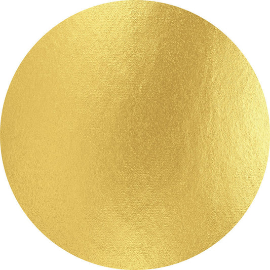 Solid Gold Birthday Round Backdrop Cover-ubackdrop