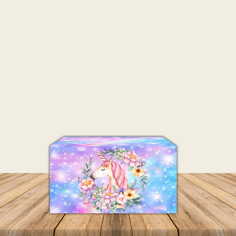 Unicorn Tablecloth Custom Made Unicorn Theme Table Cover - Designed, Printed & Shipped-ubackdrop