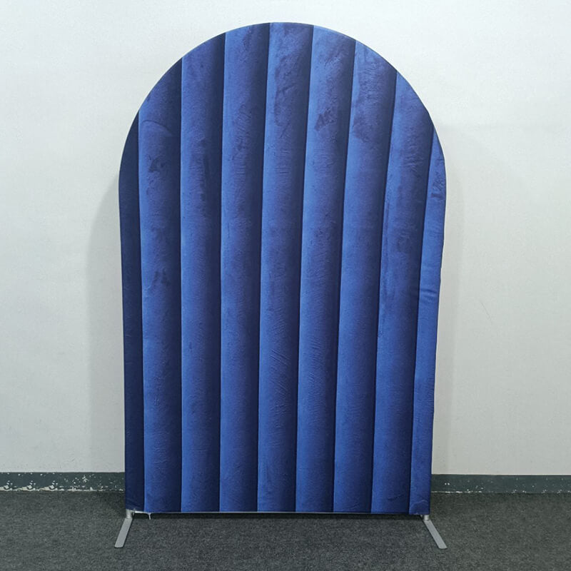 Velvet Simulation Fabric Print Arch Covers-ubackdrop