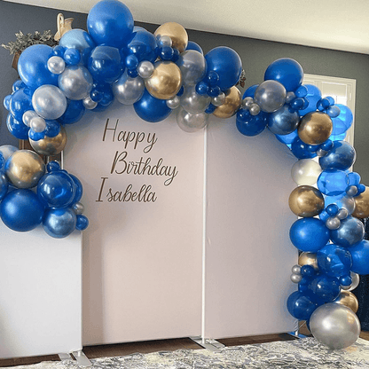 Pure White Birthday Party Decoration Chiara Backdrop Arched Wall Covers ONLY-ubackdrop