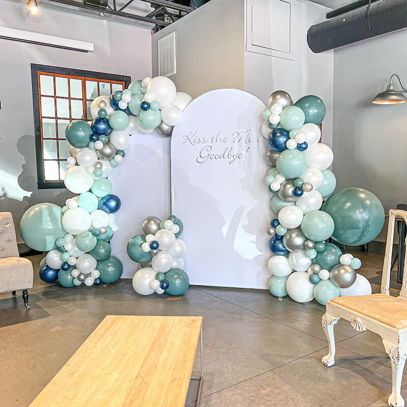 All White Party Backdrop