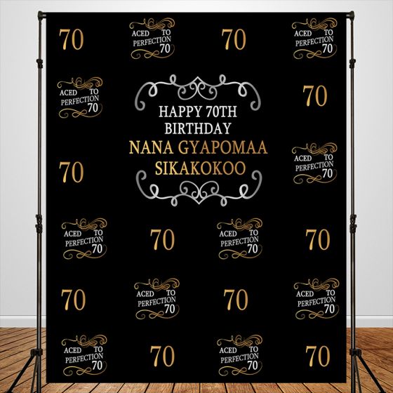 40-70th Birthday Theme Party Backdrop-ubackdrop
