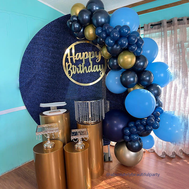 Party & Hoop Balloon Circle Loop Flower Arch Photo Booth Backdrop Stand-ubackdrop