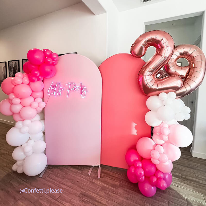 Chiara Backdrop Wall Set, Arched Wall Set Birthday&Baby Shower&Wedding Party Decoration-ubackdrop