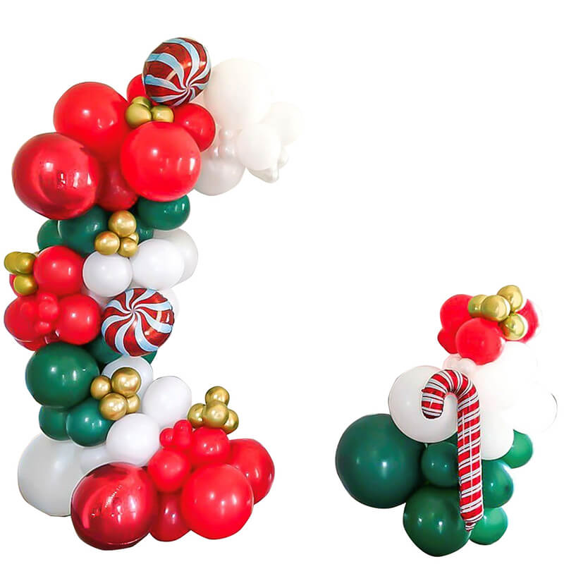 92 Pcs Christmas Balloon Garland Arch Kit-ubackdrop