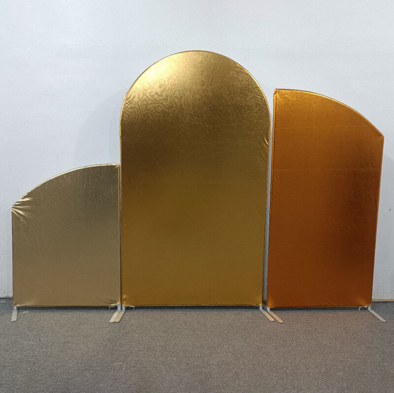 Chiara Arched Shiny Backdrop Wall Set-ubackdrop