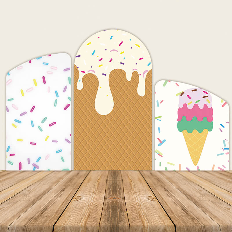 Ice Cream Chiara Arched Wall Covers-ubackdrop