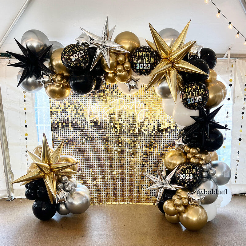 Light Gold Shimmer Wall Panels – Easy Setup Wedding/Event/Theme Party Decorations-ubackdrop