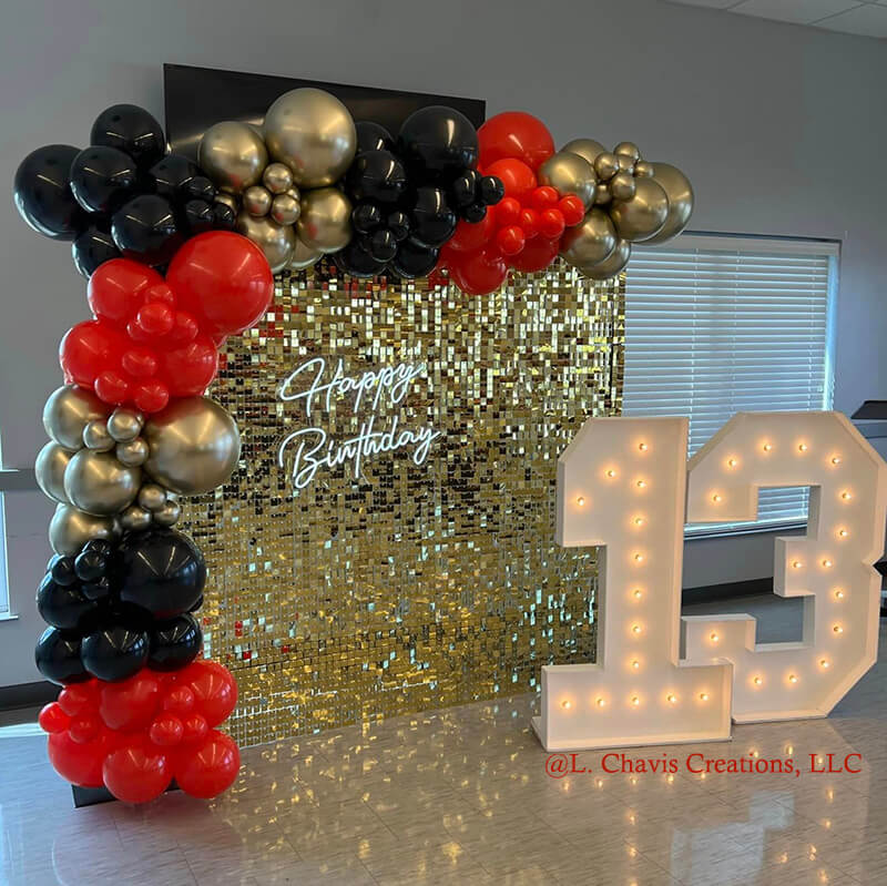 Light Gold Shimmer Wall Panels – Easy Setup Wedding/Event/Theme Party Decorations-ubackdrop