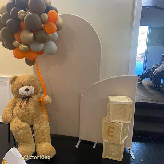 Nude Chiara Arched Wall Covers-ubackdrop