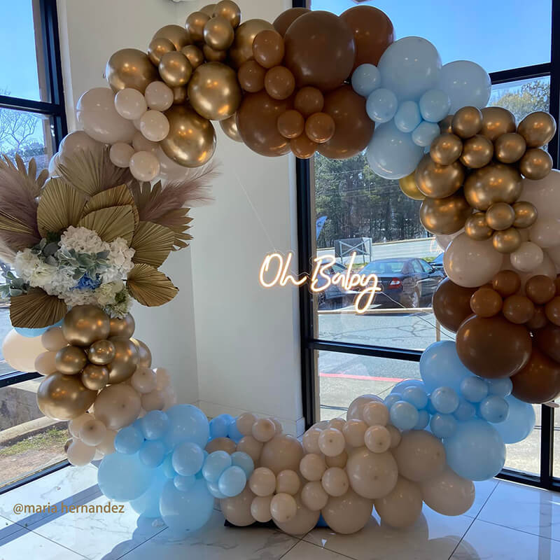 Party & Hoop Balloon Circle Loop Flower Arch Photo Booth Backdrop Stand Round Backdrop-ubackdrop