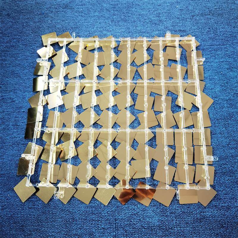 Light Gold Shimmer Wall Panels – Easy Setup Wedding/Event/Theme Party Decorations-ubackdrop