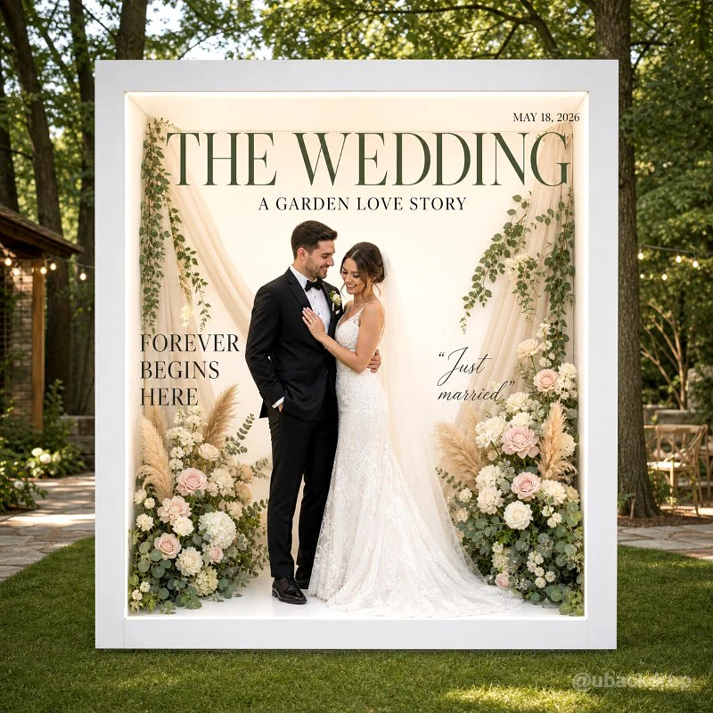 Wedding magazine booth inspiration 3