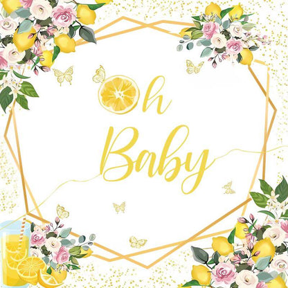 1st Birthday Party Oh Baby Party Decoration Backdrops-ubackdrop