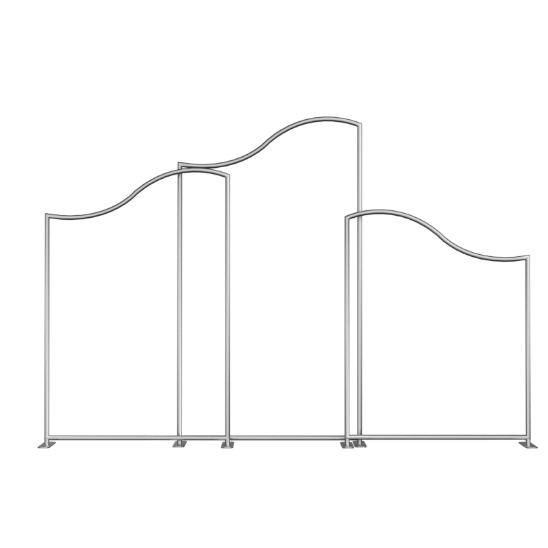 3 pcs Wedding Arch Backdrop Stand Photography Background-ubackdrop