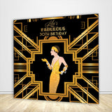 30th Birthday Party Gatsby Party Roaring Themed Backdrop