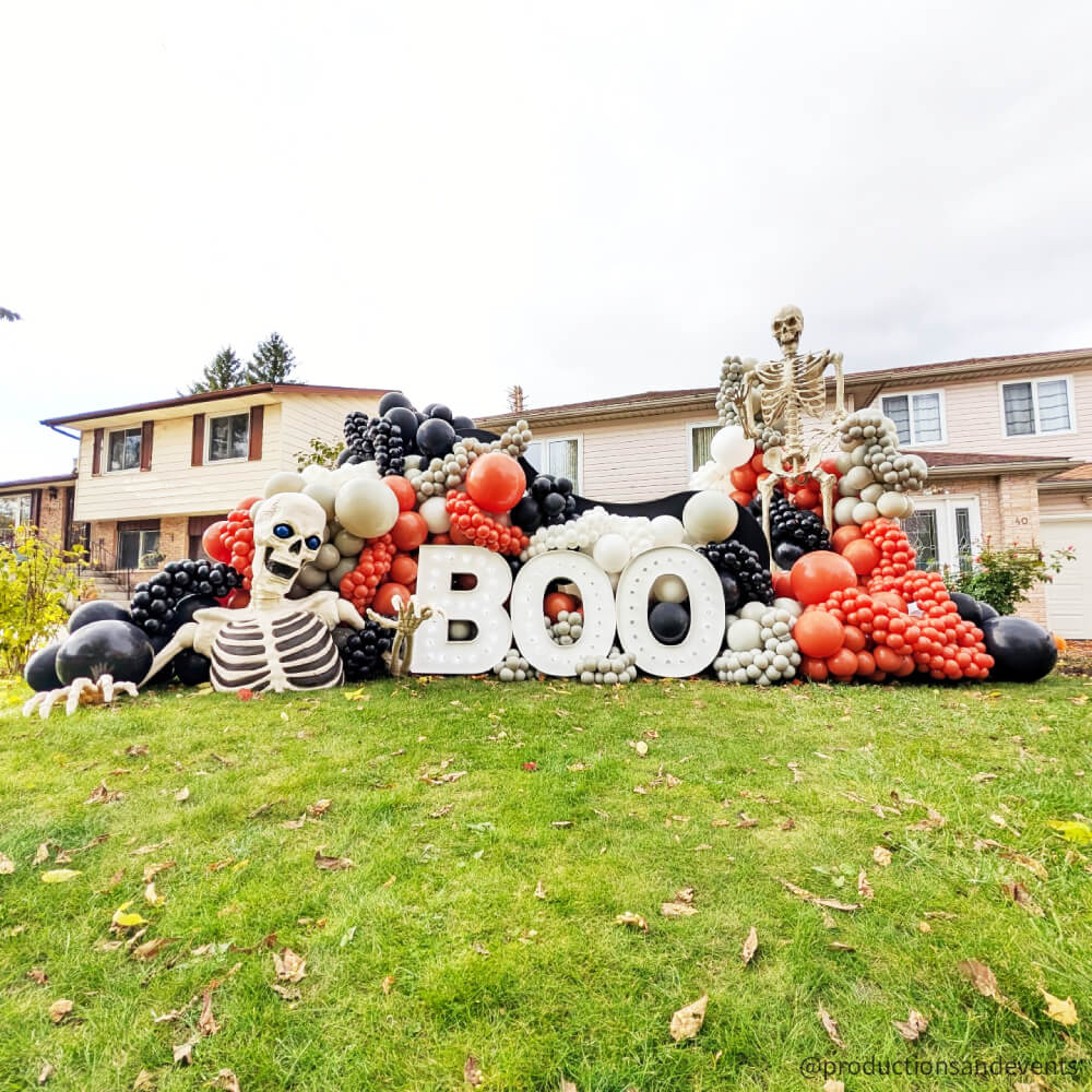 9.8x6.3FT 3D Double Layer Wave Arches Stand Party Backdrop Stand