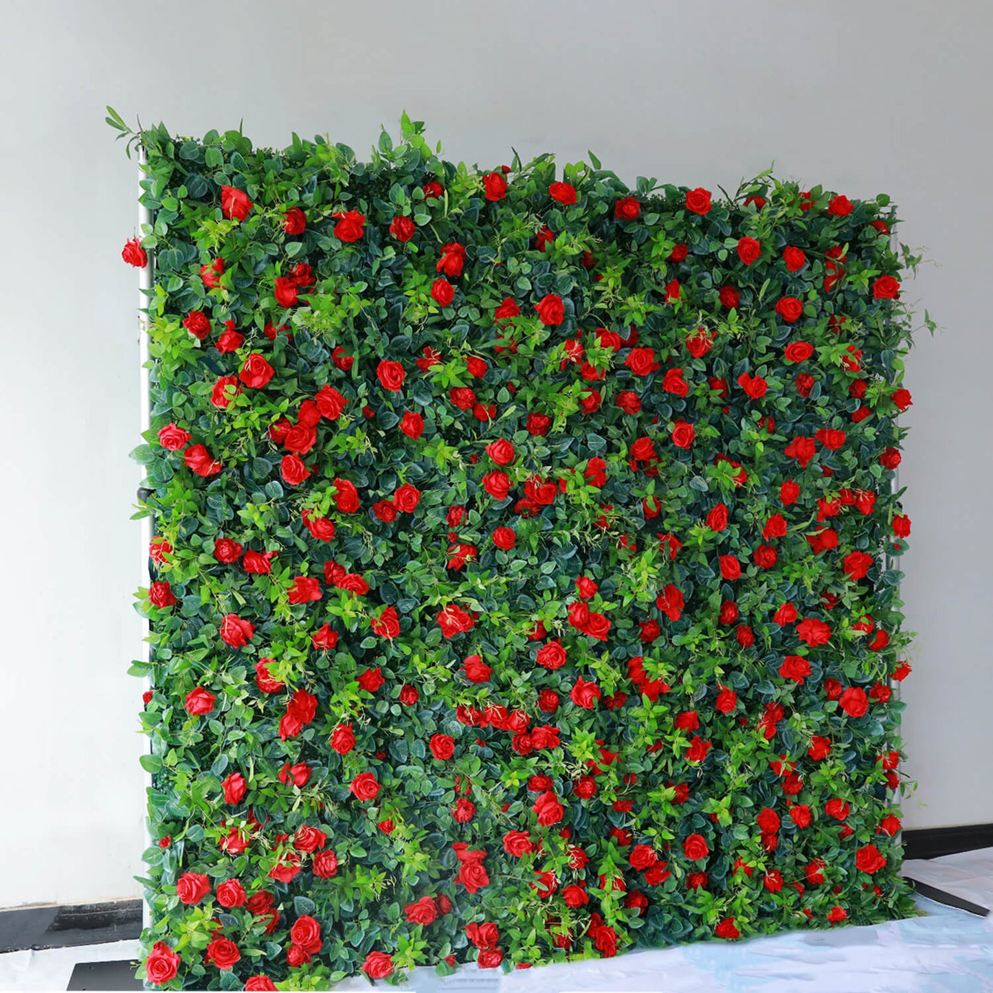 3D Artificial Wedding Flower Wall Backdrop For Event Wedding&Birthday Decoration-ubackdrop