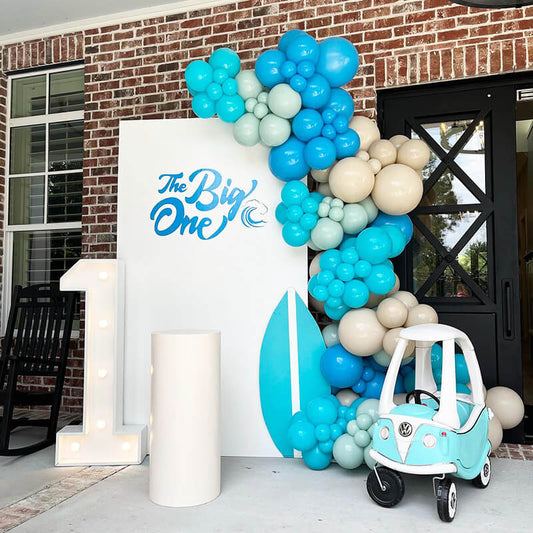 3x7ft Party Backdrop Stand Party Decor Baby Shower Birthday Rectangular Wall Stand-ubackdrop