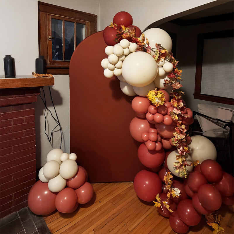 4x7ft Chiara Arched Backdrop Frame Custom Arched Wall Backdrop Cover for Party Decoration-ubackdrop