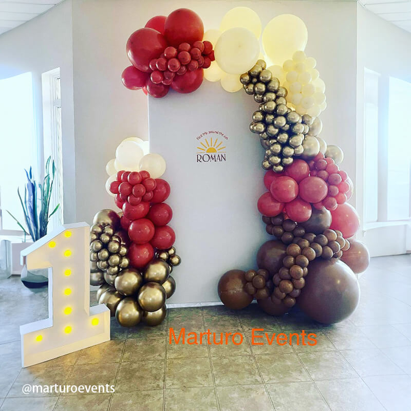 4x7ft Chiara Arched Backdrop Frame Custom Arched Wall Backdrop Cover for Party Decoration-ubackdrop