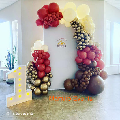 4x7ft Chiara Arched Backdrop Frame Custom Arched Wall Backdrop Cover for Party Decoration-ubackdrop