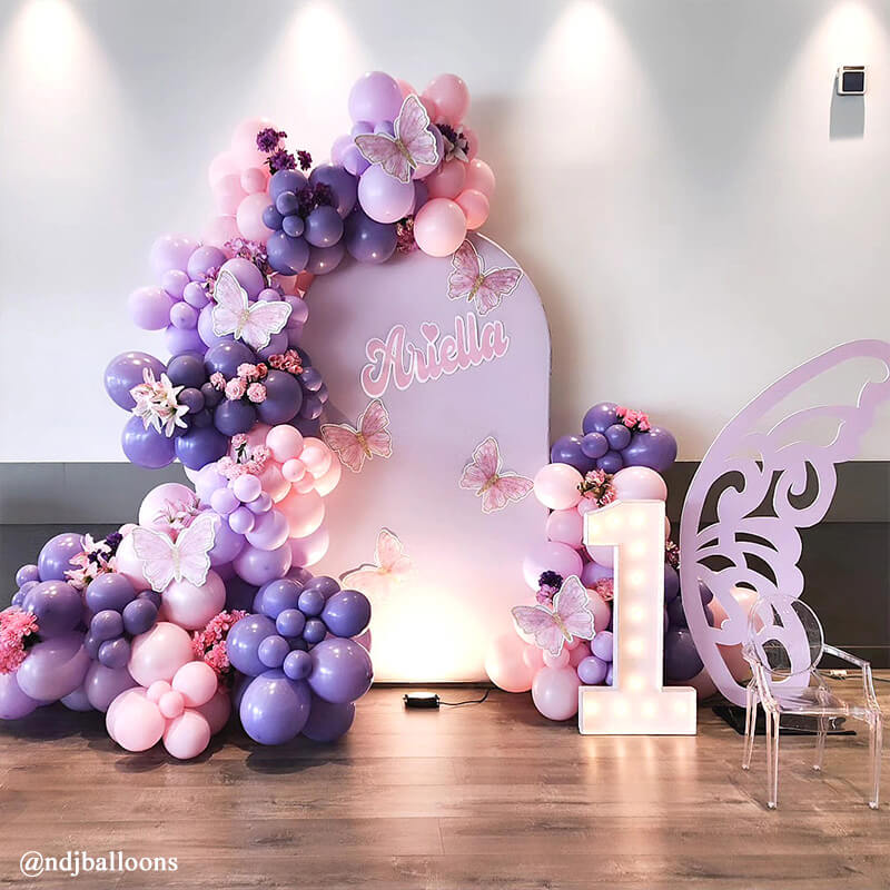 4x7ft Chiara Arched Backdrop Frame Custom Arched Wall Backdrop Cover for Party Decoration-ubackdrop