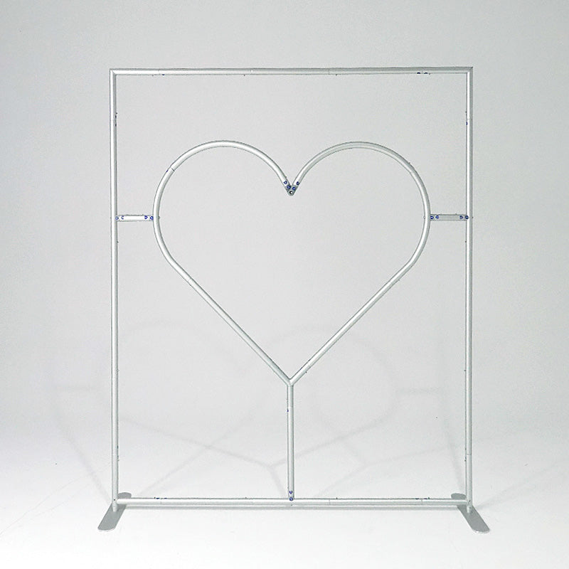 6x6.8ft Cutout Heart Frame for Wedding Party Decor Backdrop Stand