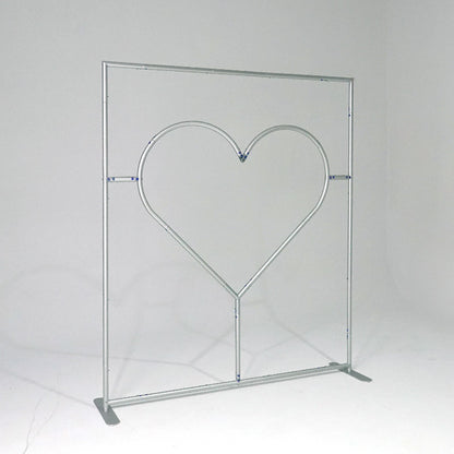 6x6.8ft Cutout Heart Frame for Wedding Party Decor Backdrop Stand