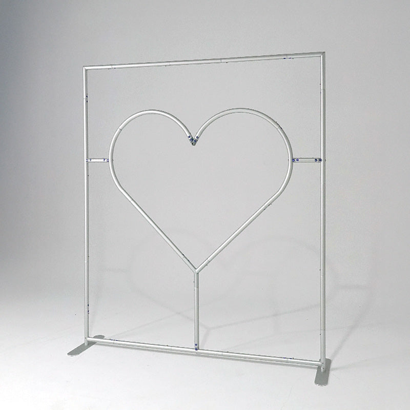 6x6.8ft Cutout Heart Frame for Wedding Party Decor Backdrop Stand