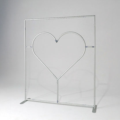6x6.8ft Cutout Heart Frame for Wedding Party Decor Backdrop Stand