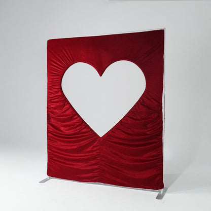 6x6.8ft Cutout Heart Frame for Wedding Party Decor Backdrop Stand