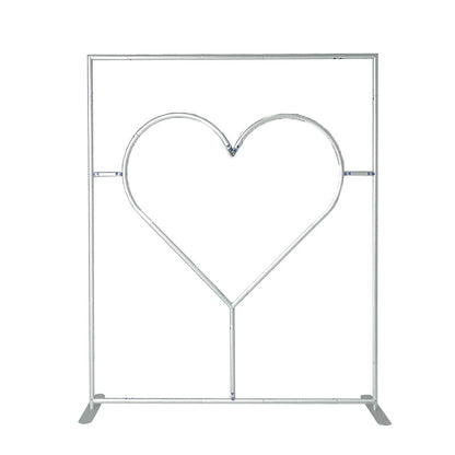 6x6.8ft Cutout Heart Frame for Wedding Party Decor Backdrop Stand
