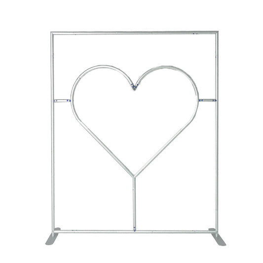 6x6.8ft Cutout Heart Frame for Wedding Party Decor Backdrop Stand