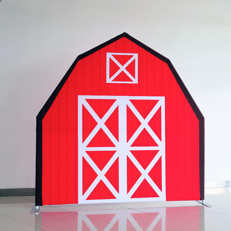 7x7ft Barn Backdrop Stand  Birthday Party Decoration Prop – ubackdrop