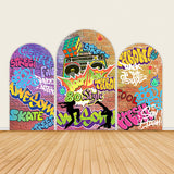 90s Graffiti Theme Birthday Party Decoration Backdrop