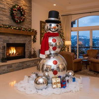 Silver Inflatable Mirror Ball Reusable Big Bubble Balloon