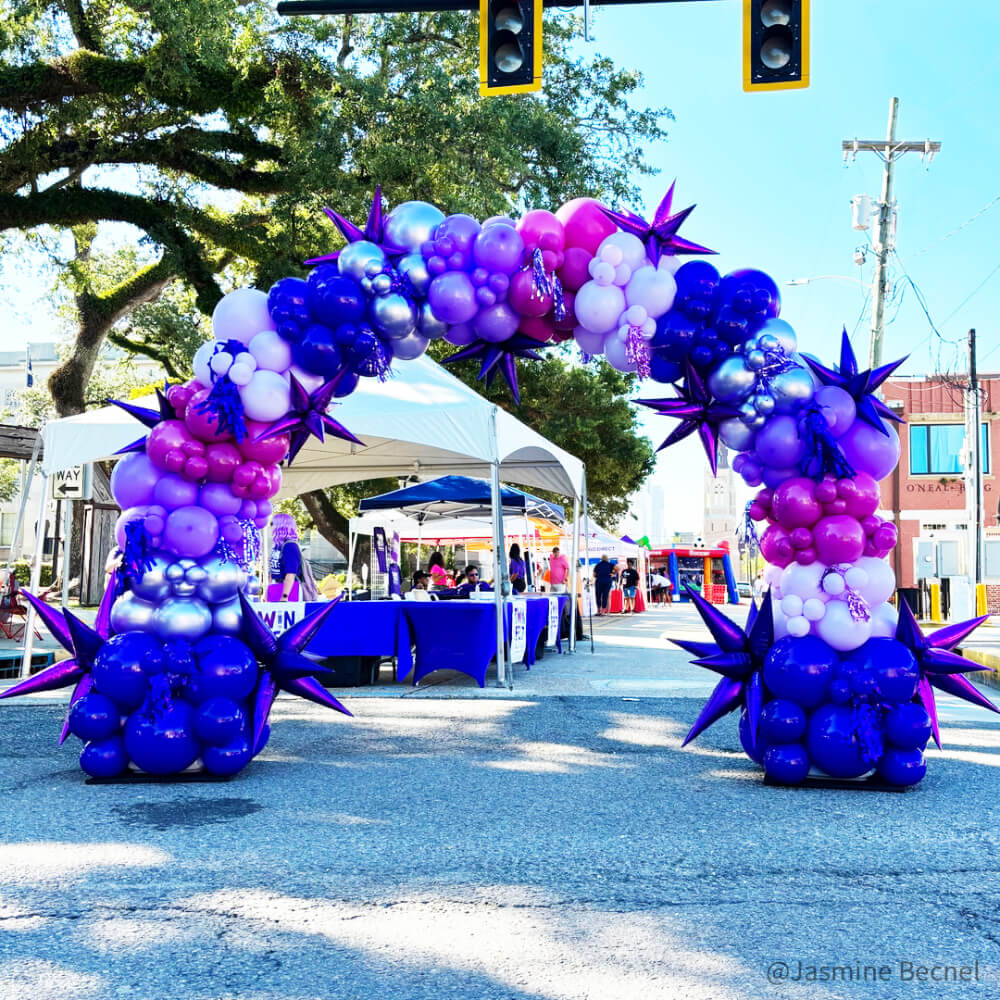 10x8 Ft Aluminum Balloon Arch Frame Wedding Arch Stand-ubackdrop