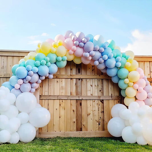10x8 Ft Aluminum Balloon Arch Frame Wedding Arch Stand-ubackdrop