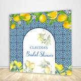 Amalfi Coast Bridal Shower Party Backdrop Cover