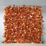 Fall Garden Fabric Artificial Flower Wall for Wedding Decoration