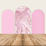 Pink Marble Arch Walls Backdrop