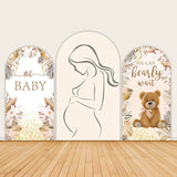 BOHO PAMPAS BABY SHOWER Arch Wall Covers